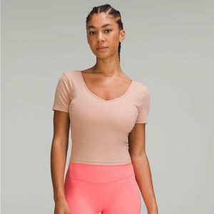 White Lululemon Align T-Shirt